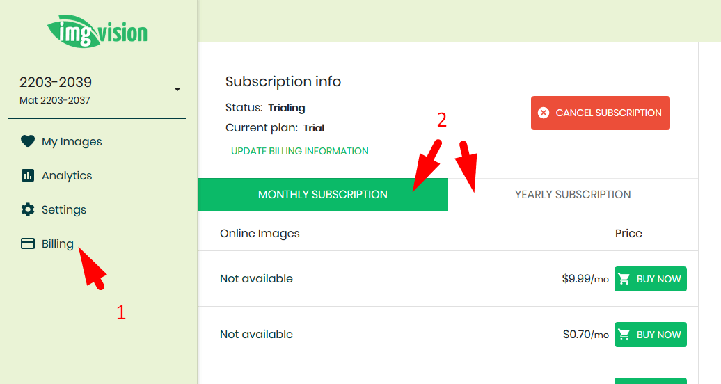 How do I view all pricing options?